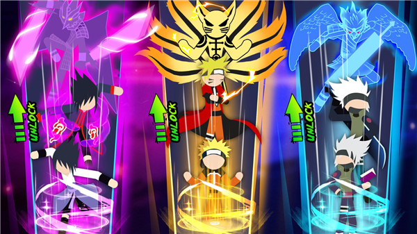 火柴人忍者3v3竞技场(Stickman Ninja 3v3) 截图3