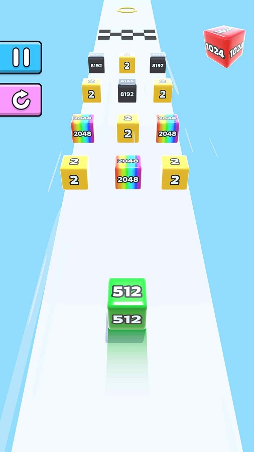 果冻快跑2048 截图1