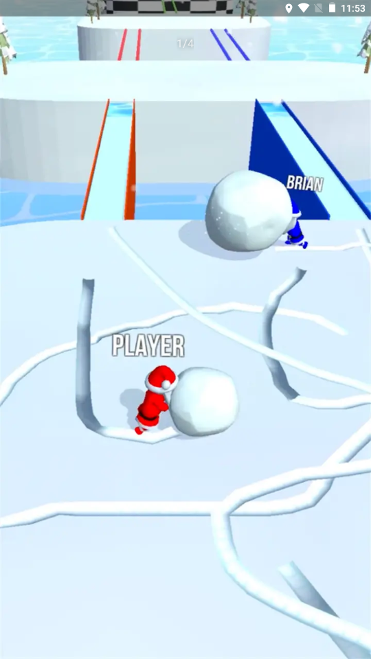 滚雪球比赛游戏 截图4