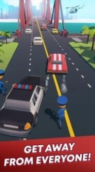 城市街道警车追逐游戏