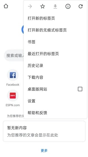 谷歌浏览器app 截图1