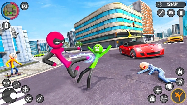 火柴人英雄绳索(Stickman Hero Rope Game) 截图3