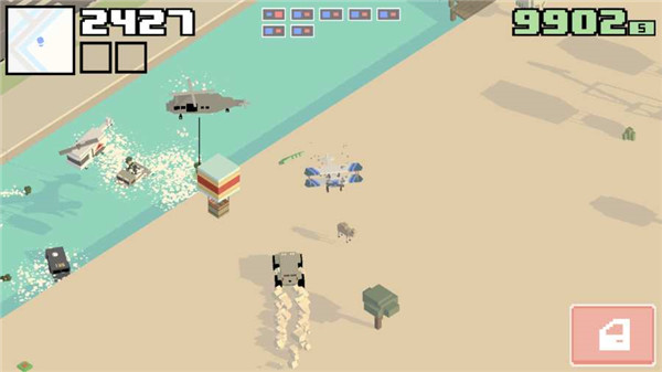 像素公路狂飙2车辆全解锁版 截图3