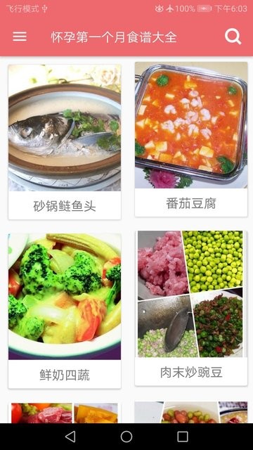 孕妇营养食谱app v3.3 安卓版 截图1