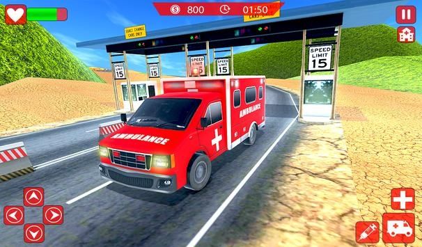 救护车驾驶模拟器游戏 截图2